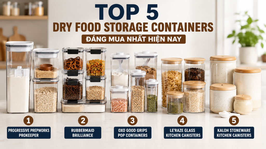 5 best dry food storage containers